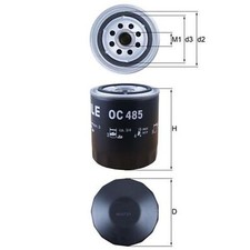 Oil Filter For Audi A6 C4 2.8 Quattro Mahle 078115561 078115561D 078115561H