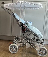 Vintage Mothercare Anyway Pushchair. Canopy Footmuff Carrycot. Excellent Cond