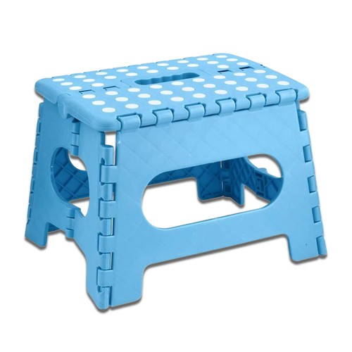 Sky blue folding - blue, step