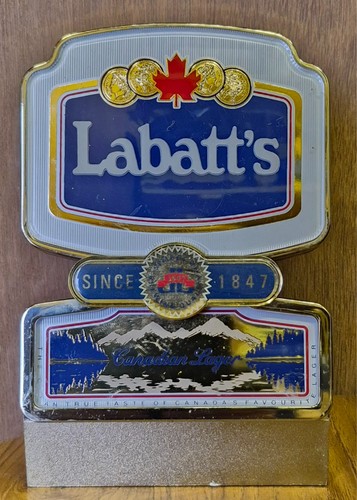 Labatt lager beer - pump, font