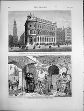 Old National Safe Deposit Queen Victoria Str Florentine Harvest 1873 Victorian