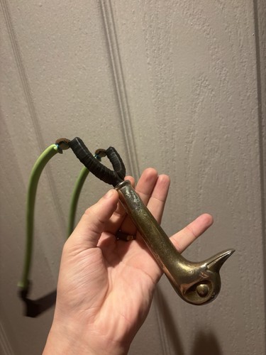 Brass gypsy style slingshot - brass,