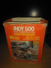 Atari 2600 Indy 500, Big Box Includes Game Complete Boxed  Manual, And Paddles