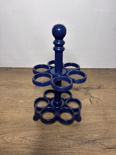 Vintage cast iron egg stand - iron,