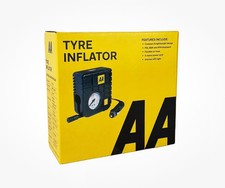 AA Car Essentials 12V Compact Tyre Inflator AA5007 Cars Vans Motorbikes Campers