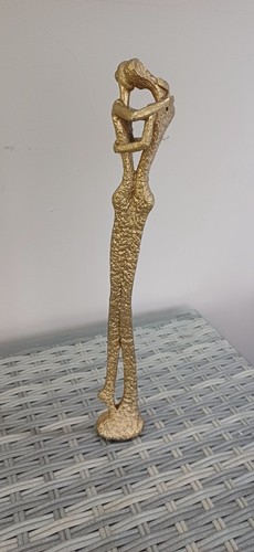 Bronze lovers sculpture - bronze,