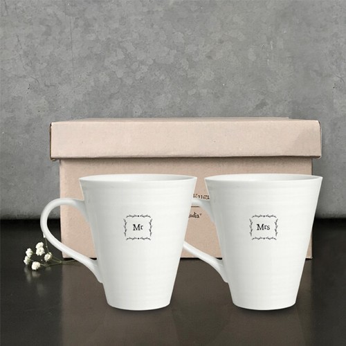 White porcelain and - white, mrs