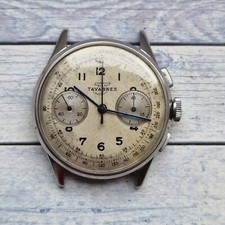 Vintage Tavannes Chronograph Men's Watch