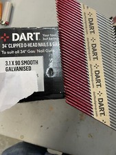40 X Galvanised Ring Nails 3.1