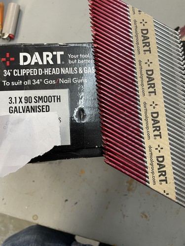 Galvanised ring nails 3 1 - galvanised,