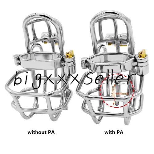 Stainless steel male chastity - stainless,