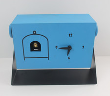 Cucu Mi Dondolo Cuckoo Clock Light Blue by Pirondini - Tested Working (1006)