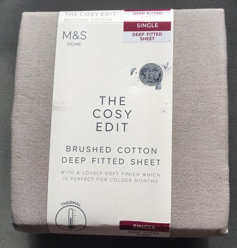 Brushed cotton deep - deep, fitted