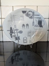 1950s Barker Brothers Fiesta Pattern oval Serving platter Plate mid century 