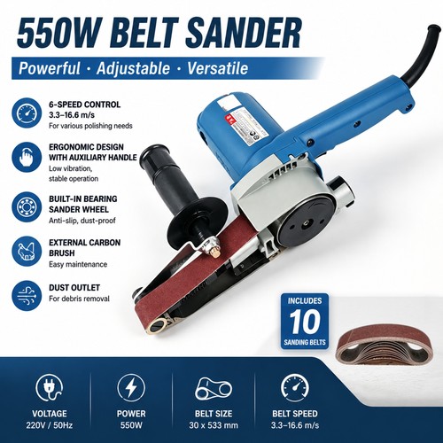 Belt sander speed variable - belt,