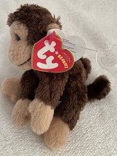 TY original Beanies Swinger The Monkey KeyClip with Tag Collectable retired 2007
