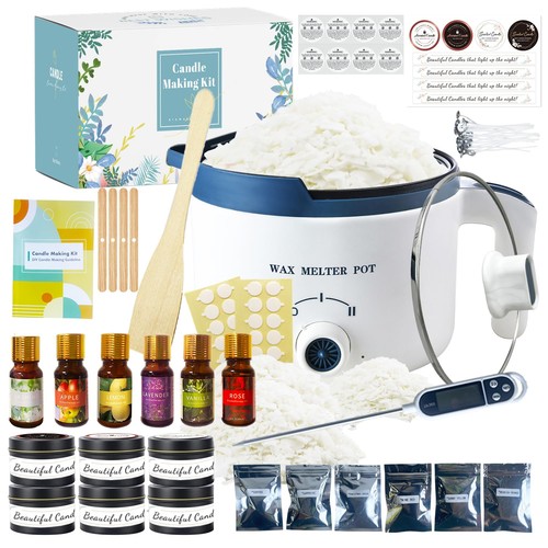 Soy wax candle - wax, making