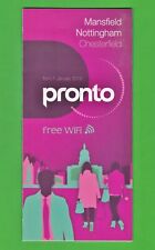 Stagecoach TrentBarton Timetable - Pronto - Nottingham & Chesterfield - Jan 2015