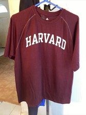 adidas climalite red harvard  half sleeve shirt M