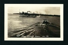 Arnolds Park Iowa IA 1942 RPPC