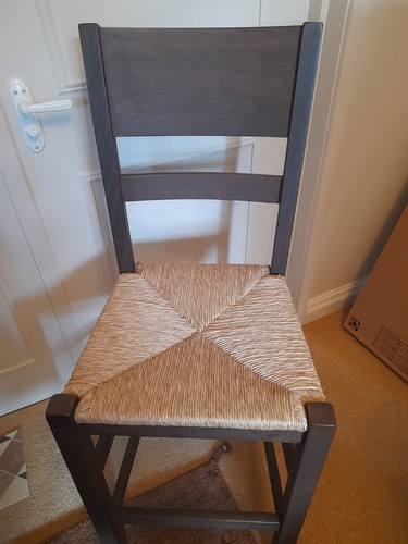 Oak high chair accent - oak,