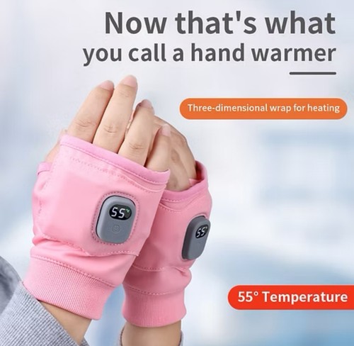 Battery heated gloves - heated, one