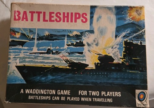 Battleships vintage game - vintage,