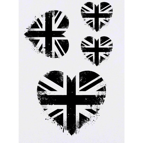 Union jack heart - x,
