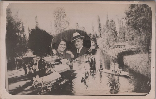 1930 rppc couple portrait - rppc,