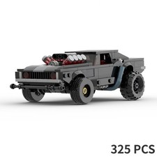 Cyberpunk MOC Dodge Charger Building Block Kit Muscle Car Model Toys 325 PCS