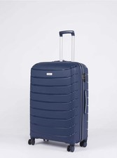 Rock Memphis Navy Hard Shell Suitcase - Medium - Used