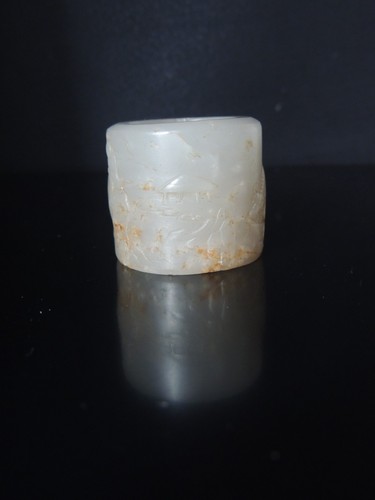 Natural grayish white jade - natural,