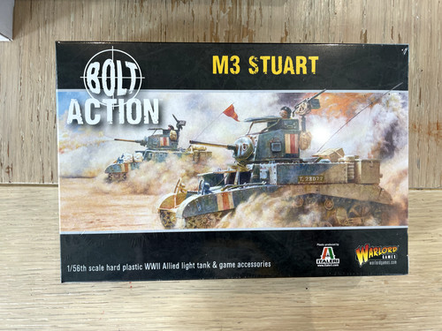 Bolt action stuart tank - action, m3