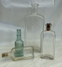 Vintage/ Antique Glass Bottles