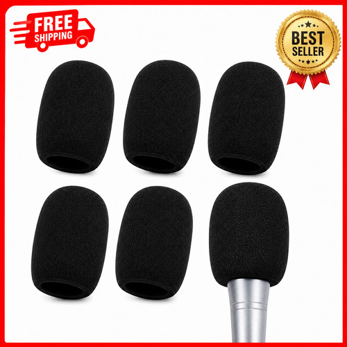 6pcs foam microphone cover - foam,