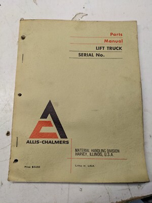 Allis chalmers parts - chalmers, list