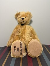 Classic Hermann Bear N077 – 12” Tall – Collectible Teddy with Sound