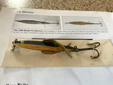 VINTAGE CARDED HARDY 1909 MODEL FLY MINNOW