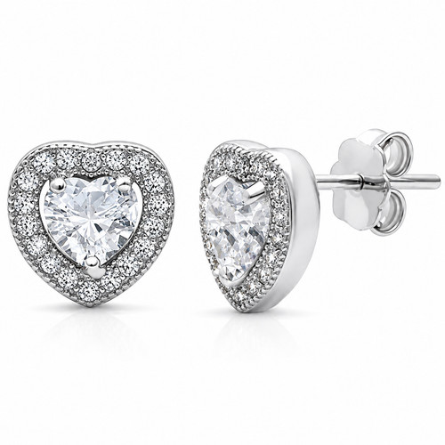 925 sterling silver pave - silver,