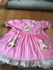 Adult Baby Sissy Dress With Bears And Bows And Tutu Skirt So Cute ???