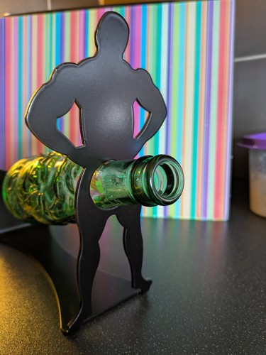 Wine bottle holder fun - bottle,
