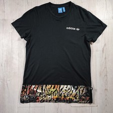 REDUCED Mens Adidas Black NYC Graphic T-Shirt , Medium Tee M Short Sleeve Tshirt