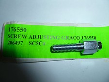  GRACO 176550, SCREW, ADJUSTING, GRACO SPARES 176-550 