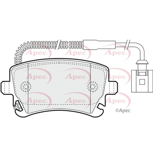 Brake pads set for phaeton - brake,