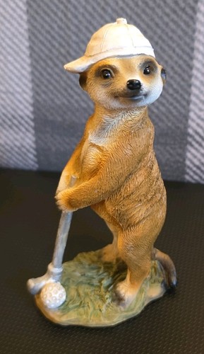 Collectible golfer meerkat - golfer,