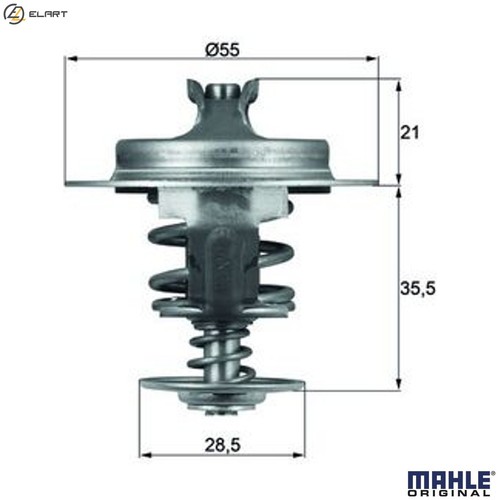 Thermostat coolant 83d - coolant, tx
