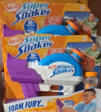 Two Nerf Super Soaker Foam