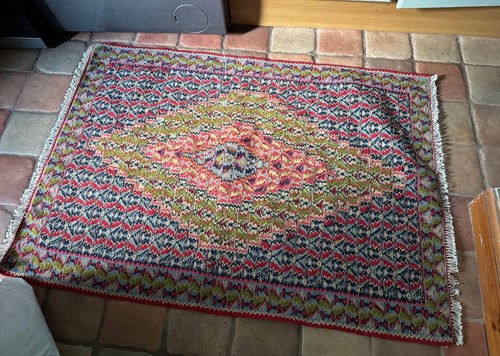 Small moroccan wool rug - moroccan,