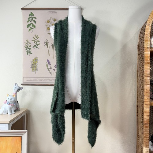 Y2k fuzzy crochet sheer back - fuzzy,