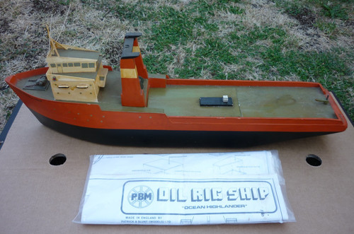 Vintage wooden model oil - vintage,
